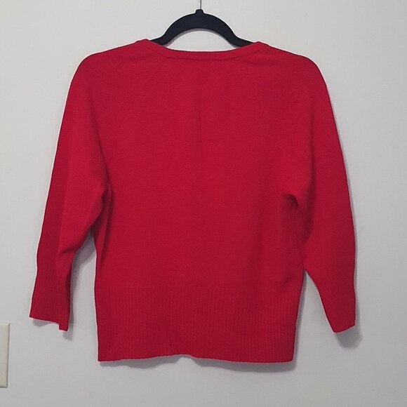 ST JOHN SPORT Blended Wool Ribbed Cardigan - Picture 8 of 8